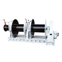 Hydraulic Single Mooring Winch Two Drum