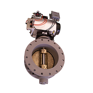 Bi-eccentric Wafer Type Electrical Butterfly Valve