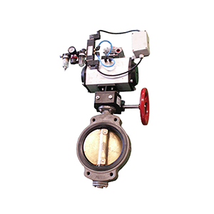 Centric Pneumatic & Manual Operated Butterfly Valve